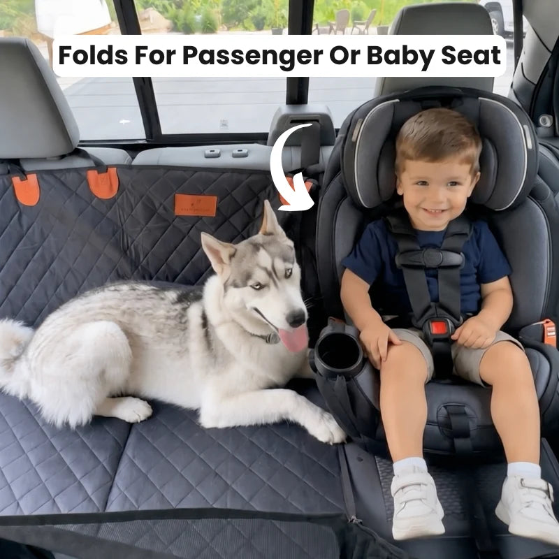 CozySeats™ - Hard Bottom Dog Car Seat Protector
