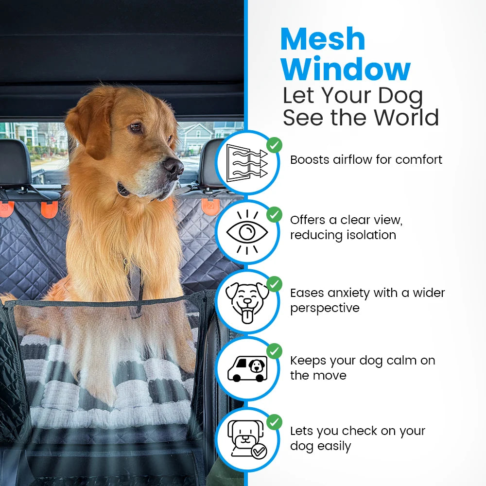CozySeats™ - Hard Bottom Dog Car Seat Protector