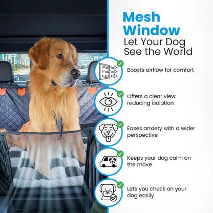 CozySeats™ - Hard Bottom Dog Car Seat Protector